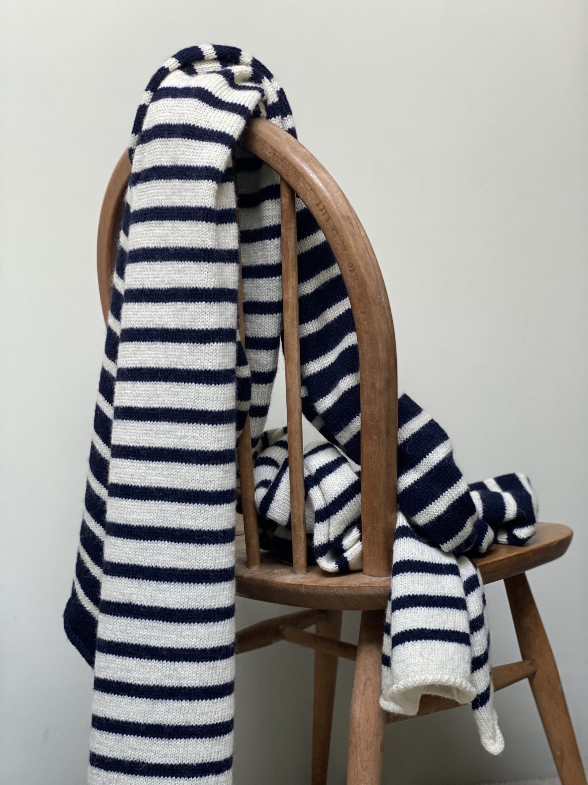 Charl Kntwear Breton Striped scarf