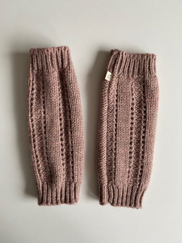 British wool knitted Leg Warmers - Image 3