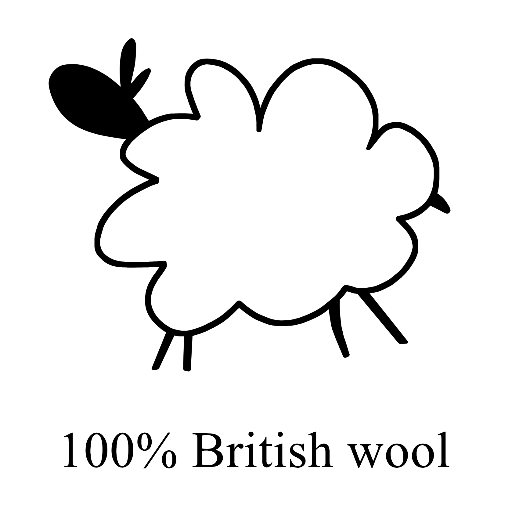 100% British Wool