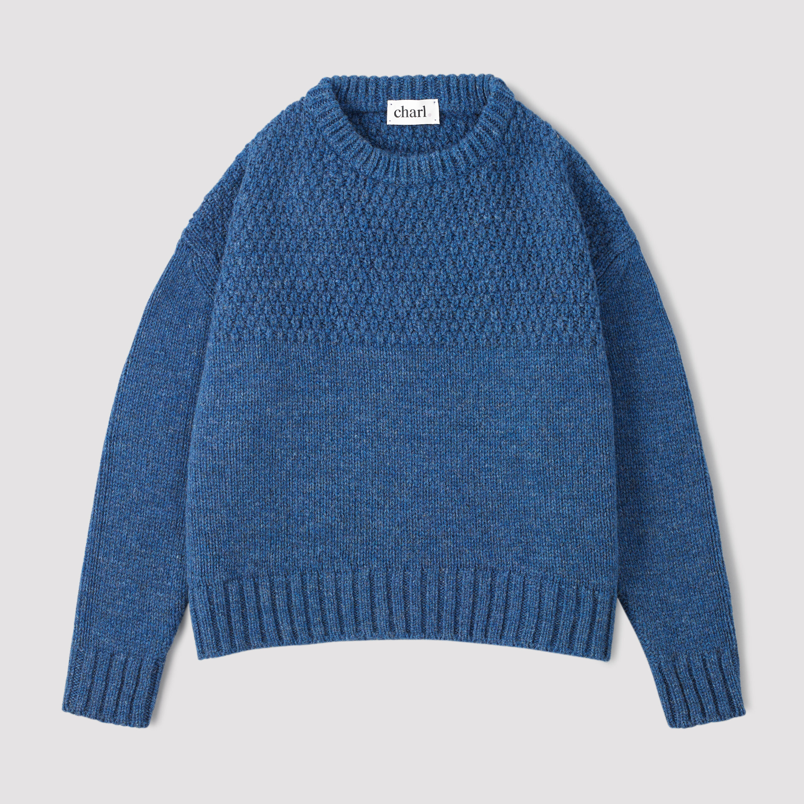 Harrison Crew Neck Jumper in Shetland wool - Image 7
