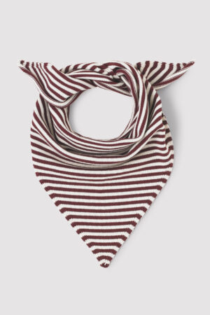 The Winterton Large Striped Triangle Scarf