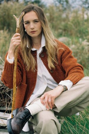 Betty Shetland wool cardigan