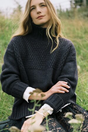 Craske Funnel Neck British Wool Jumper
