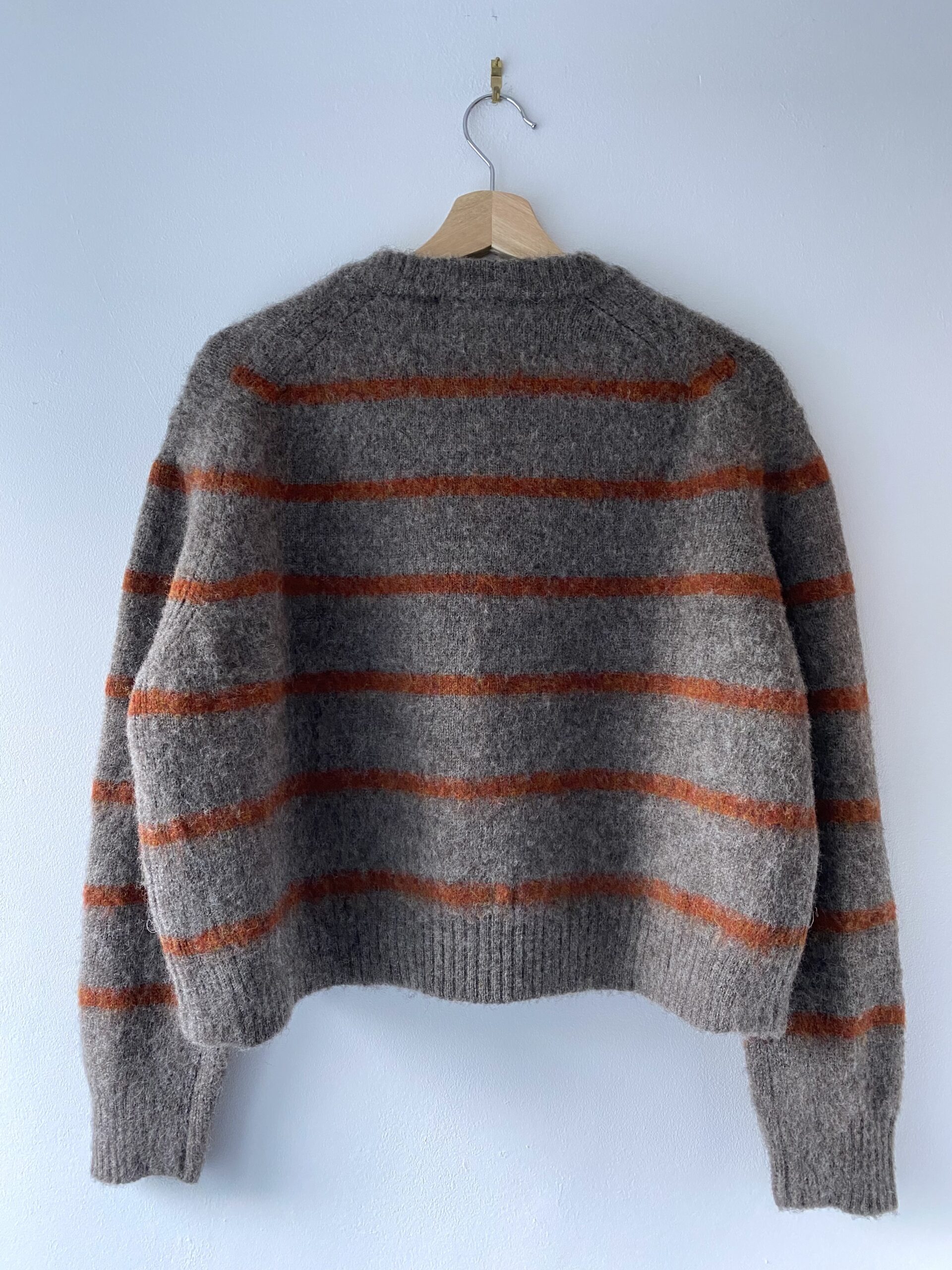 Eliza brushed stripe short cardigan - Image 10