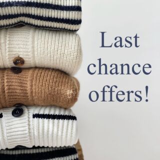 🌟🌟 From time to time, I make small adjustments to the on-line shop to streamline the collection. 

This week I’ve been taking stock and sorting out the styles that I’ve nearly sold out of in order to make space for new designs coming later this year.

💙 I’ve created a new group in my on-line shop menu called “Last Chance Offers” which is a selection of styles of which I only have a few sizes and colours left, and which I am not planning to re-stock. Each piece is in perfect, unworn condition and offered at a very special price.”

Please feel free to DM me with any sizing questions.
 
 
Happy shopping!
 
Frankie x

#charlknits #everyjumpertellsastory #lastchanceoffers