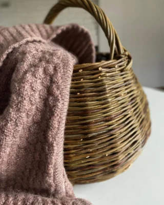 I’m fascinated by basketry. 

🧶 In the same way that I am with knitting. I love the rhythms that repeat time and again, the very slight unevenness of the willow and the tension of the weaver or knitter. I like thinking that stories and meanings can be entwined or knitted into them creating a deeper significance.

🐚  I chose the repetitive “seaweed” stitch for the main body of the ROOK cardigan, knitted in 100% British wool and borrowed directly from the traditional Norfolk Ganseys.

🧺 The basket in this picture has been woven in the traditional English manner by expert maker @catherinebeaumont_basketmaker in a waling weave of her own shape and design. She  designs through making so that her baskets tend to “evolve” just like the best Norfolk Ganseys. No patterns were followed.

Form always follows function in both pieces which is a rule I apply to my own designs today.

#charlknits #everyjumpertllastory #britishcrafts #knitting #basketry #stitches #britishwool #craftsmanship