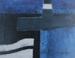 💙 Blue Lighthouse by Margaret Mellis

#colourinspiration #britishartists