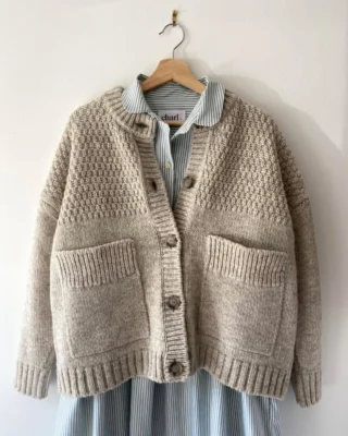 🌦️ Dresses and cardigans… 

🐑🌿Staples of a British summer.

🤍 The BETTY CARDIGAN in Shetland wool in Surf White and Ocean Blue 💙 are proving to be best sellers this summer. Proof that a good all round cardigan is a sound investment at any time of the year!

🐑 Made in Britain from 100% authentic Shetland wool.

⚓️ The SAILOR STRIPE DRESS in the candy stripe has almost sold out, but two new fabrics have just landed; 

💙 Blue Chambray  linen and cotton blend is paper thin and perfect for hot summer days. 

💚 The Samphire Green stripe in a cotton shirting fabric is slightly heavier but sill lovely and light for the British summer time. 

Both dresses are made in Norfolk from OEKO-TEX certified cottons and linens. 

#charlknits #madeinbritain #madeinnorfolk #summerdress #shirtdress #stripeddress #woolcardigan #whitecardigan #cardiganwithpockets #britishfashion #cottondress #heritagestyle