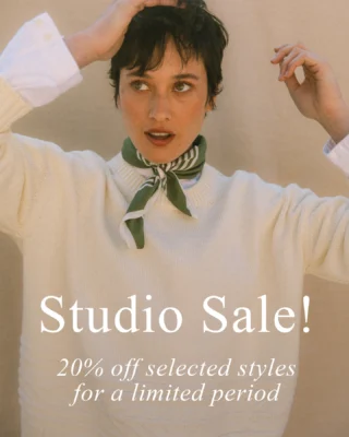 🌟Studio Sale 🌟

As you will probably know, I have recently moved my studio into my lovely new Shepherd’s Hut, this has led to a sort out of my summer stock and the decision to hold a very rare studio sale.

🍂 I’ve picked a few pieces from the Spring and Summer collections to say a fond farewell to, in order to make some much-needed space for my new Autumn Winter collection which will be arriving over the next couple of months.

🌅 The sale lasts from today and ends at midnight this Monday (7th July) GMT.

There’s lots of goodies in there while stocks last…

Happy shopping! 

#charlknits #studiosale #madeinbritain #summersale #britishcraftsmanship