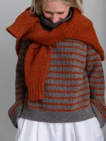The joy of getting dressed in autumn 🍂 

There’s something about this colour combination:
Blood Orange REAL Shetland wool - from the crofters in Shetland 🐏
Natural, undyed Rye certified British wool 🧶

Because supply chains don’t need to be complicated to work.

Sometimes what’s on our doorstep is the best of all 🧡

CHIBBLES in Rye with a Blood Orange stripe - only a few pieces left.

BETTY in Blood Orange, a Charl classic.

Photography and styling by @grahamst.fashion 

#charlknits #britishwool #shoplocal #britishknitwear #britishbrand